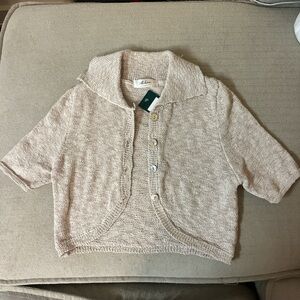 Mahina Taupe Knit Sweater